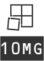 Icon of a pill with the text '10MG' indicating dosage