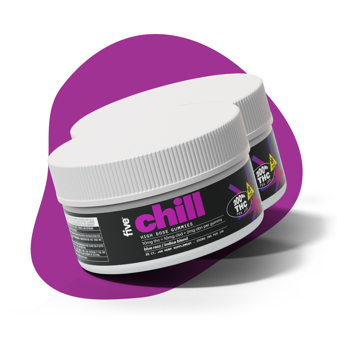 indica chill delta-9 thc mood gummies