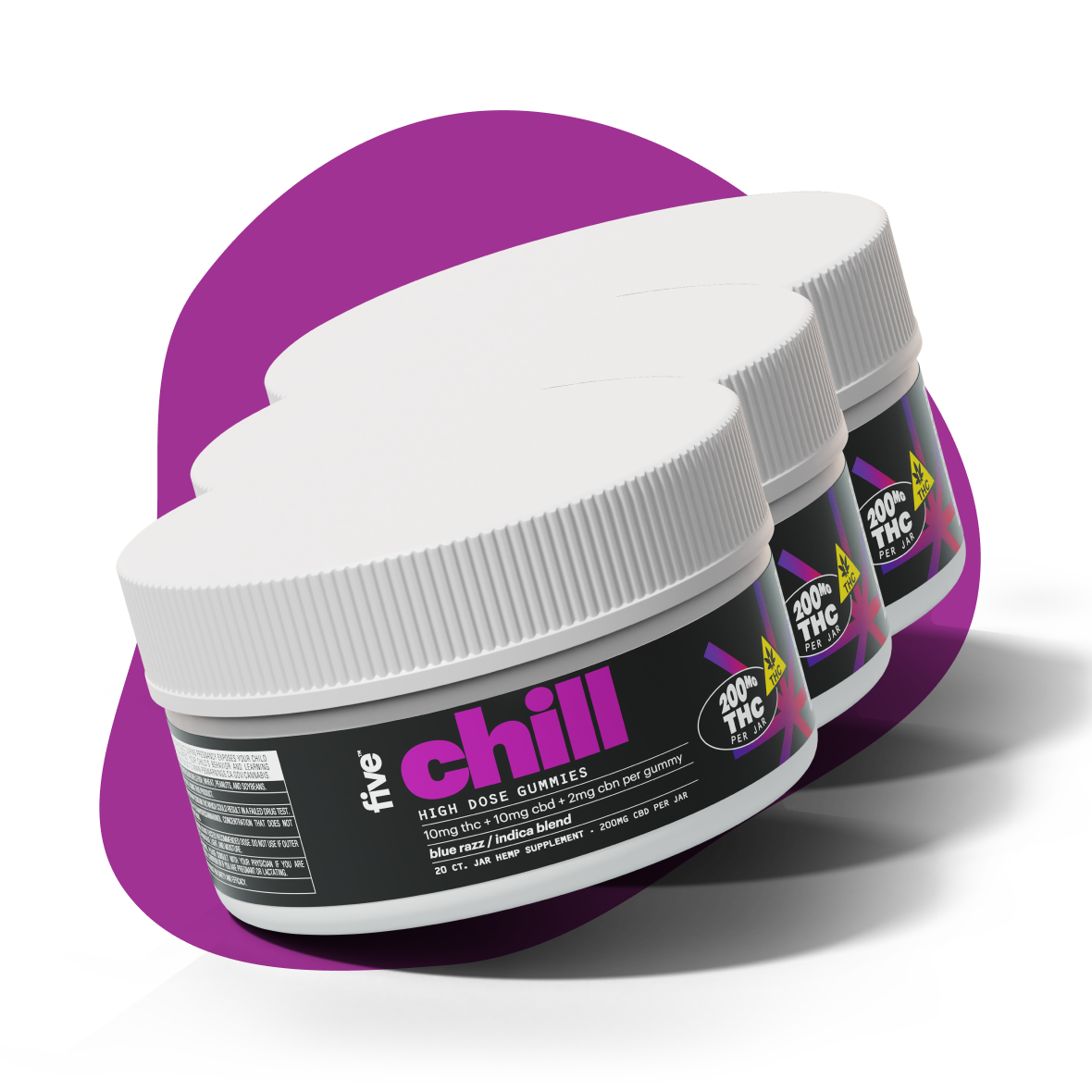 indica chill delta-9 thc mood gummies