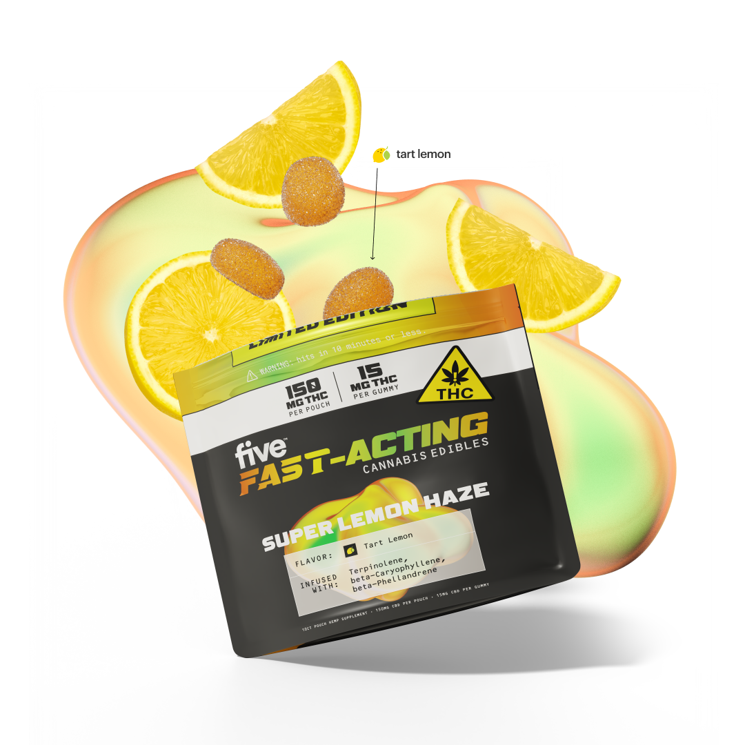 five_Quick Hits Fast Acting 15MG Gummies - Super Lemon Haze w Fruit_PDP Image-01.png