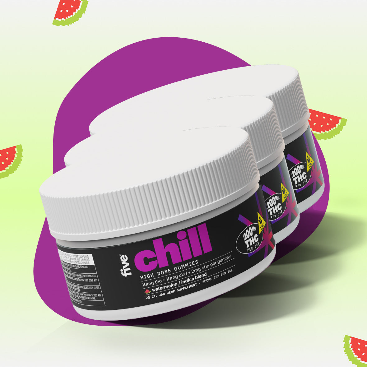 indica chill 10mg thc delta-9 gummies